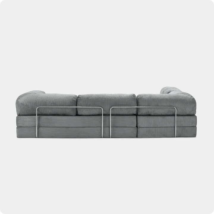 Soft Living | Sofa Corner Open - Charcoal