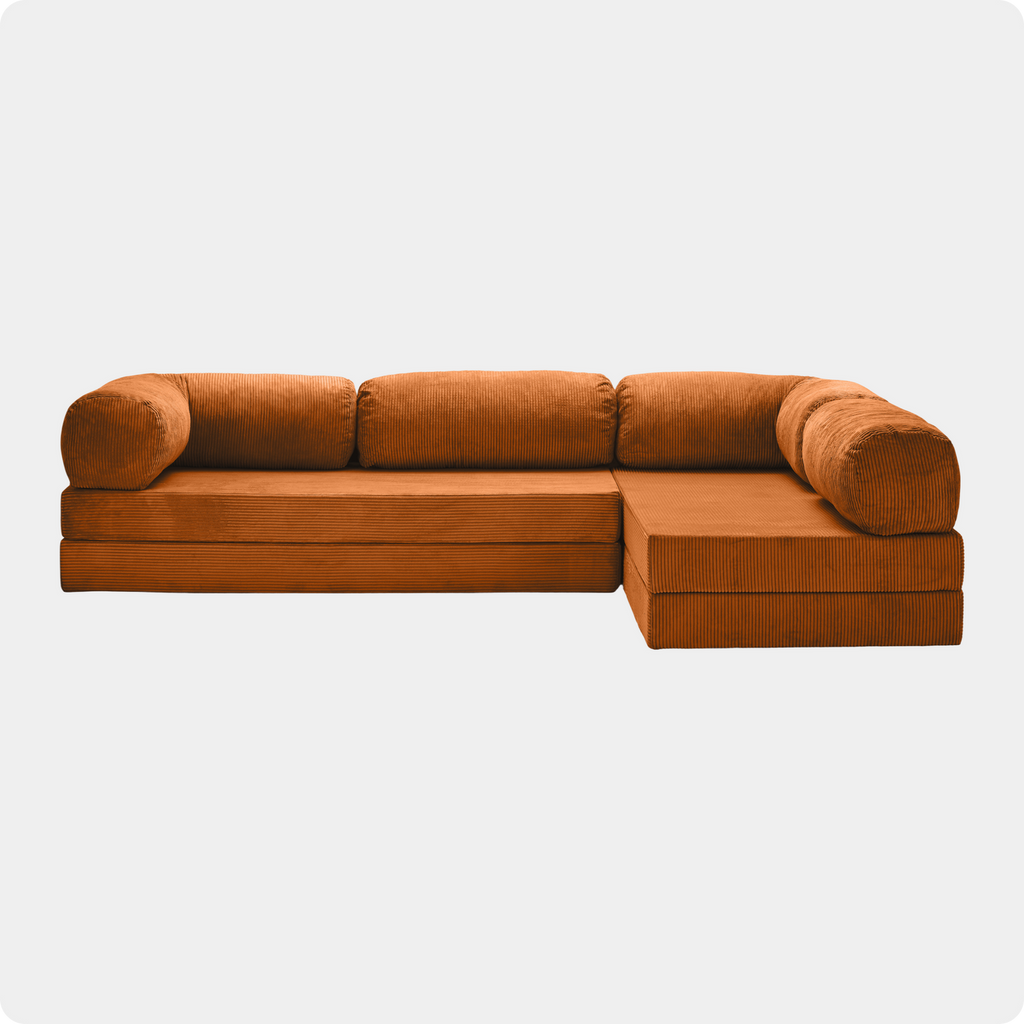 Soft Living | Sofa Corner Open - Orange