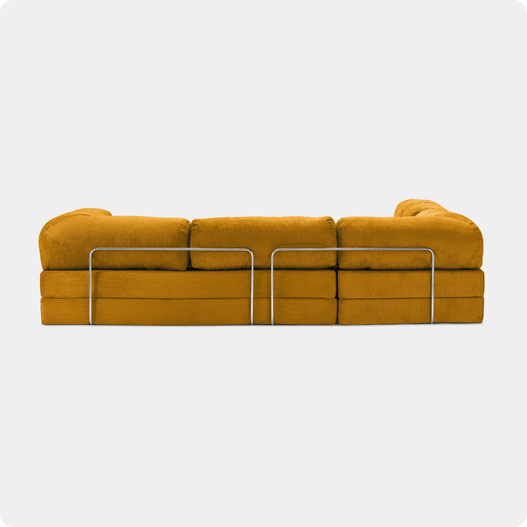 Soft Living | Sofa Corner Open - Mustard