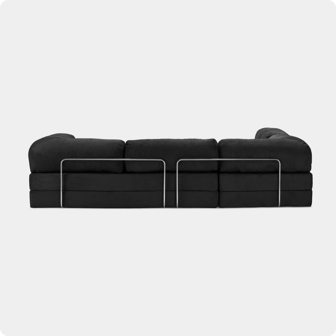 Soft Living | Sofa Corner Open - Black