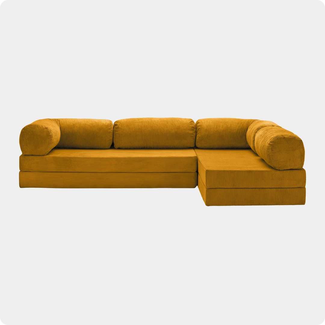 Soft Living | Sofa Corner Open - Mustard