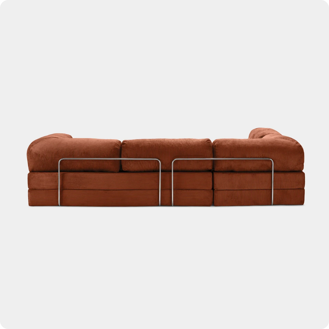 Soft Living | Sofa Corner Open - Rust