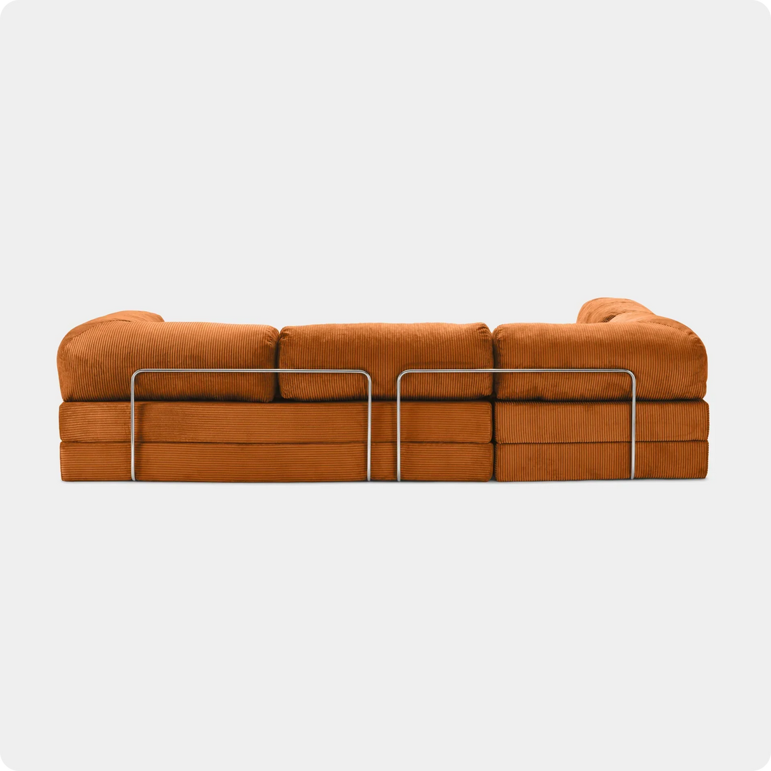 Soft Living | Sofa Corner Open - Orange