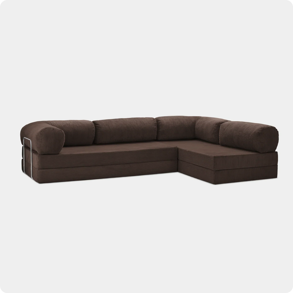 Soft Living | Sofa Corner Open - Brown