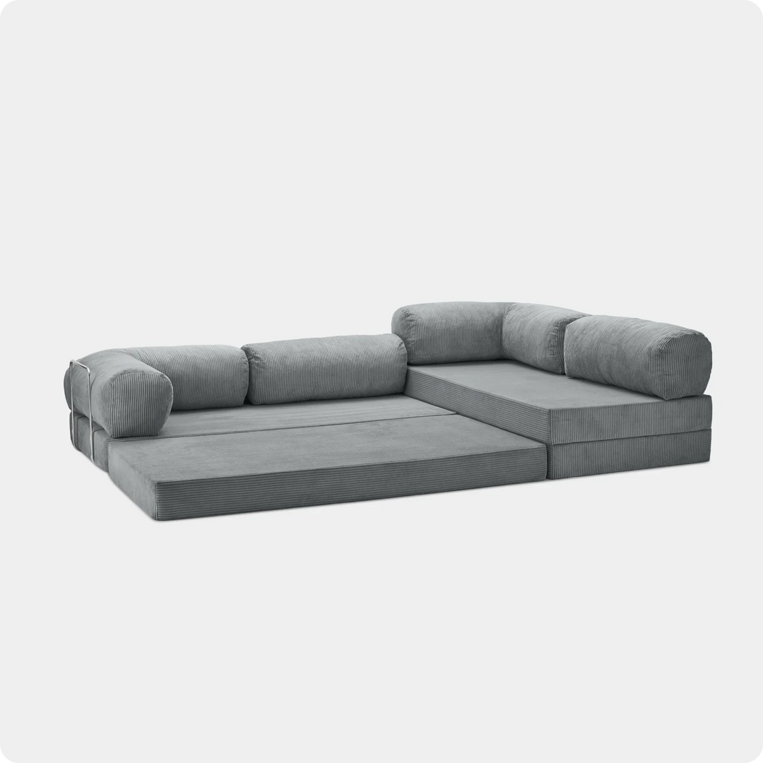 Soft Living | Sofa Corner Open - Charcoal
