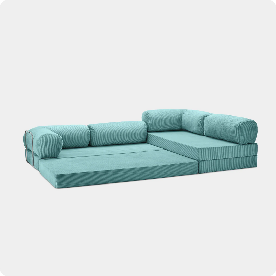 Soft Living | Sofa Corner Open - Turquoise