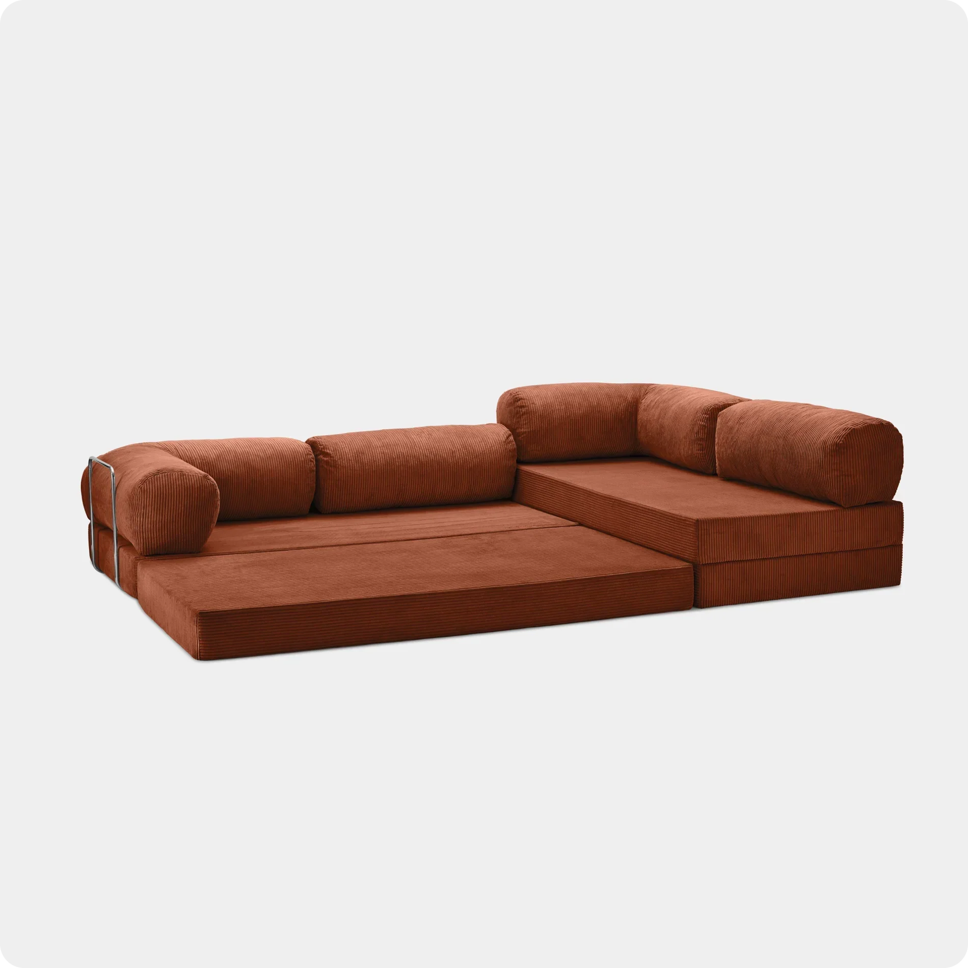 Soft Living | Sofa Corner Open - Rust