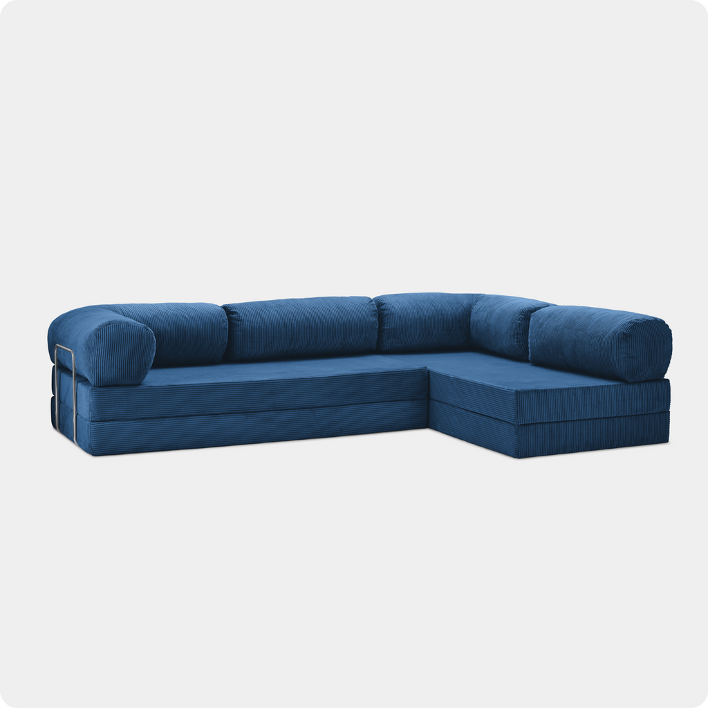 Soft Living | Sofa Corner Open - Blue