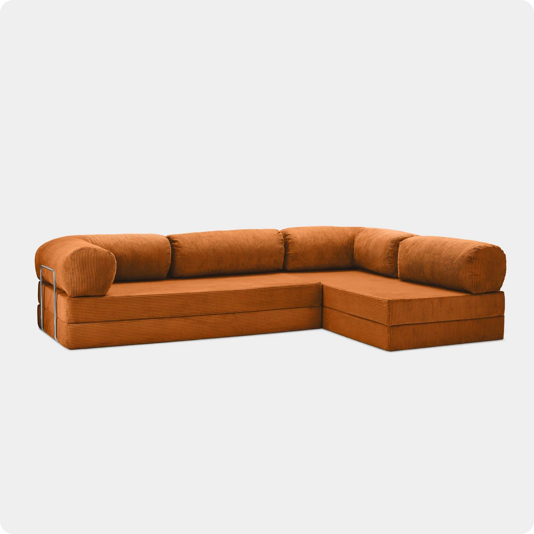 Soft Living | Sofa Corner Open - Orange