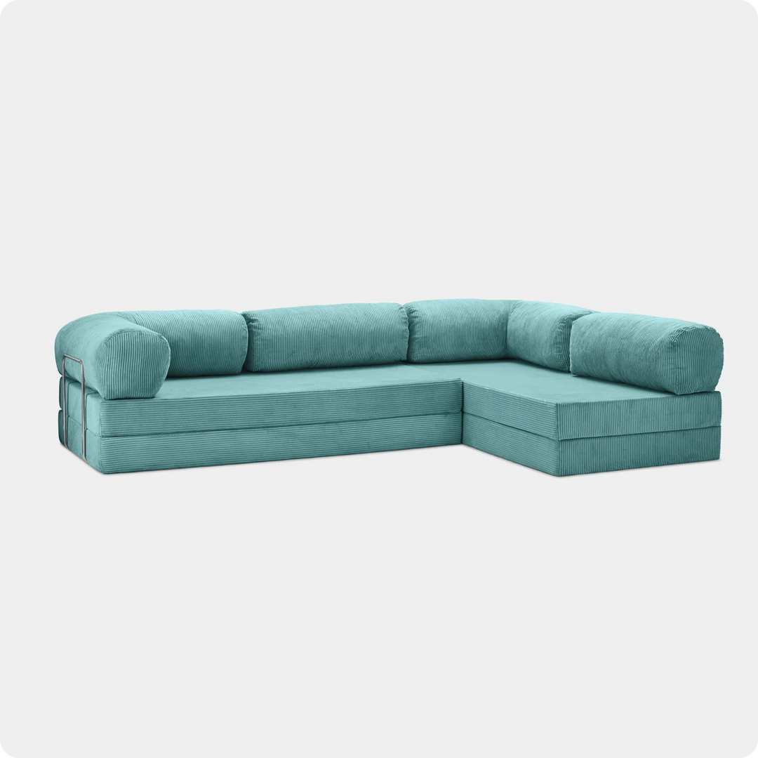 Soft Living | Sofa Corner Open - Turquoise