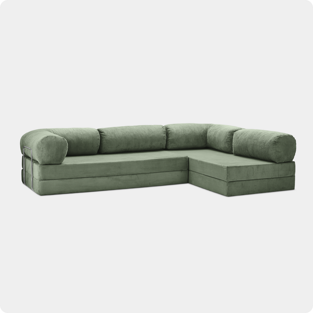 Soft Living |   Sofa Corner Open - Sage