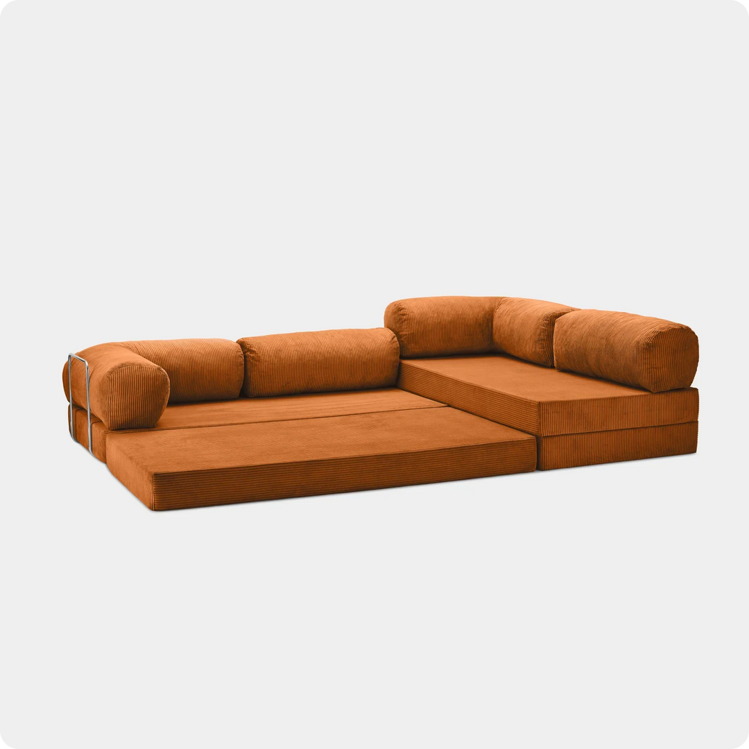 Soft Living | Sofa Corner Open - Orange