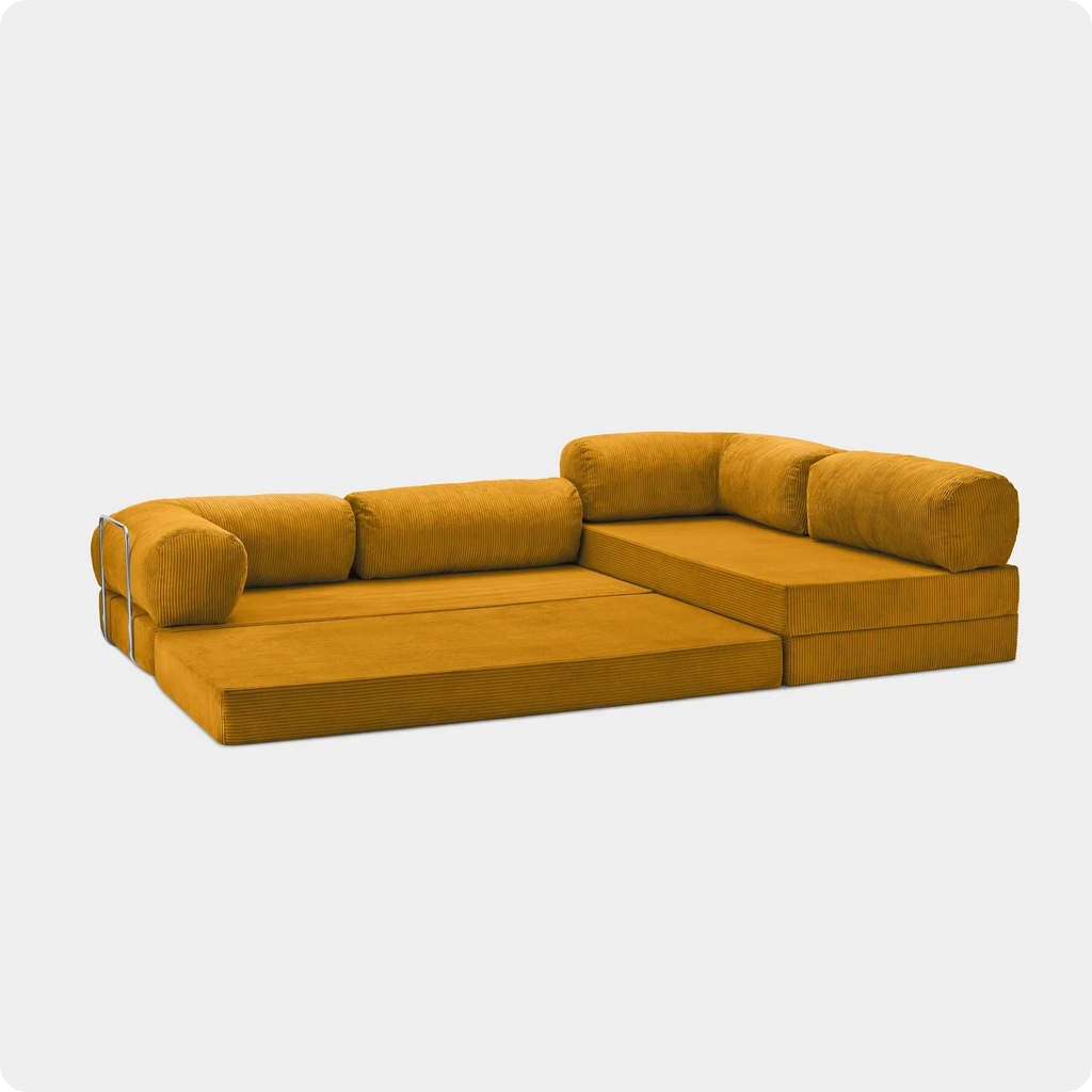 Soft Living | Sofa Corner Open - Mustard