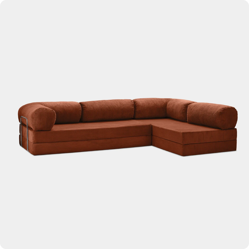 Soft Living | Sofa Corner Open - Rust