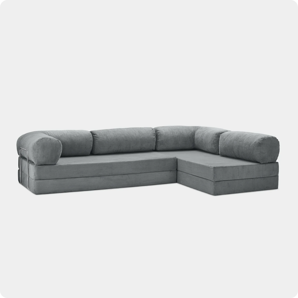 Soft Living | Sofa Corner Open - Charcoal