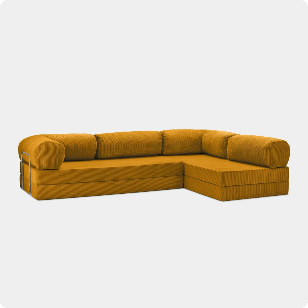 Soft Living | Sofa Corner Open - Mustard