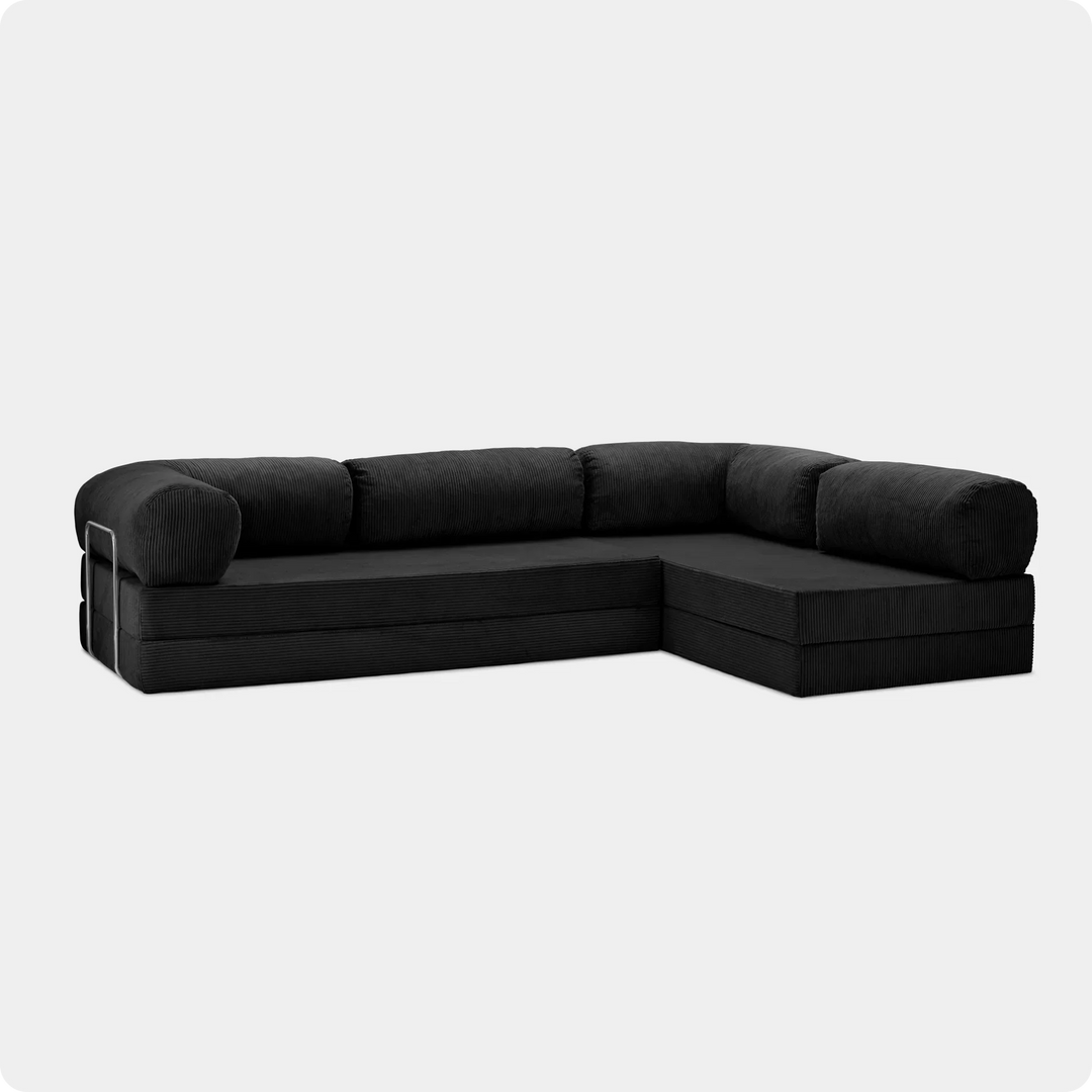 Soft Living | Sofa Corner Open - Black