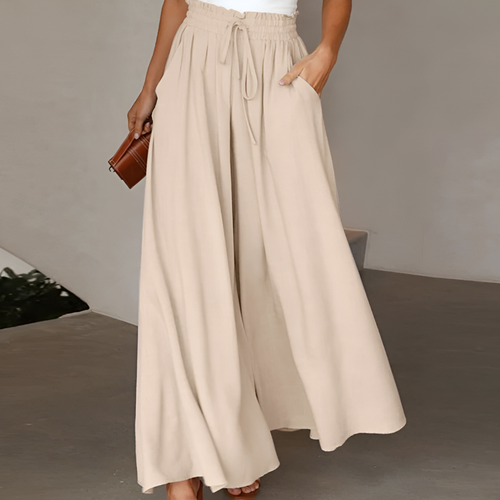 Comfortabel zomerrokbroek met elastische taille