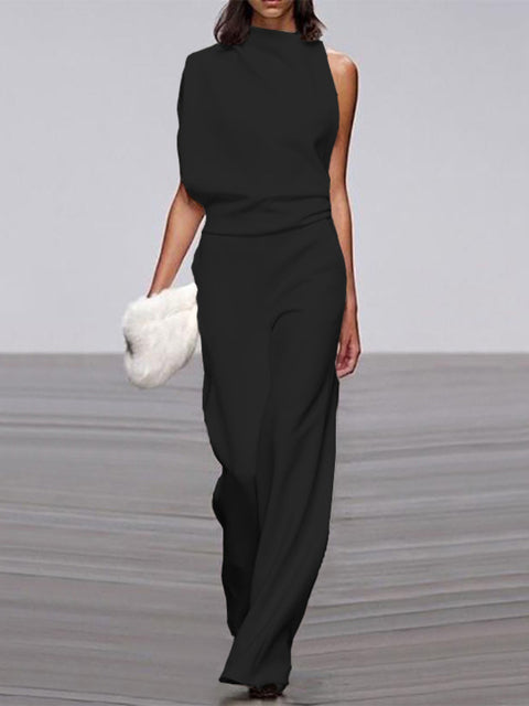Nore -  Jumpsuit zonder mouwen en open rug