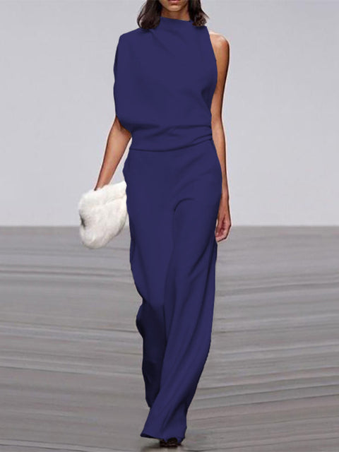 Nore -  Jumpsuit zonder mouwen en open rug
