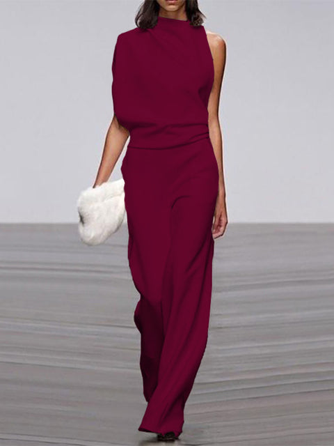 Nore -  Jumpsuit zonder mouwen en open rug