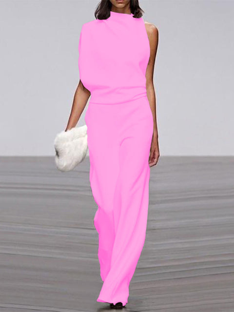 Nore -  Jumpsuit zonder mouwen en open rug