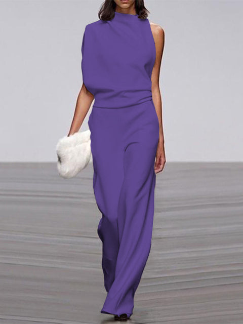 Nore -  Jumpsuit zonder mouwen en open rug