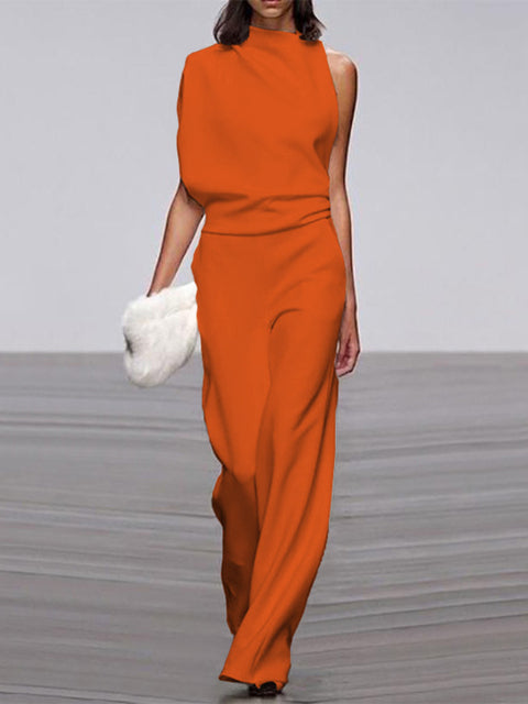 Nore -  Jumpsuit zonder mouwen en open rug