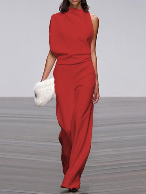 Nore -  Jumpsuit zonder mouwen en open rug
