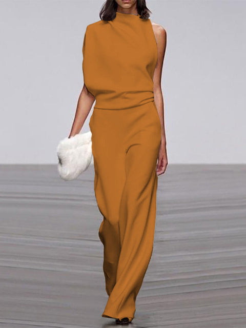 Nore -  Jumpsuit zonder mouwen en open rug