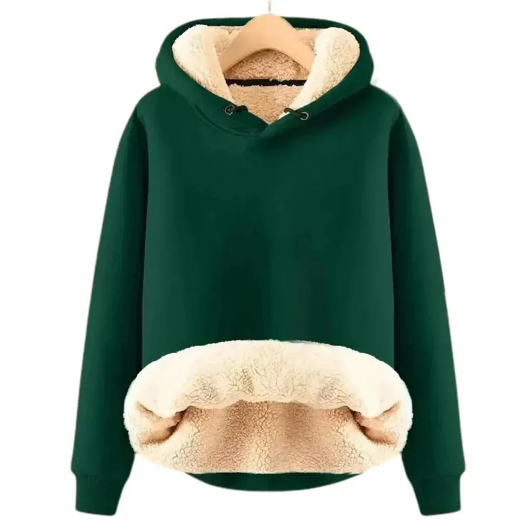 Dames Hoodie met Fleecevoering
