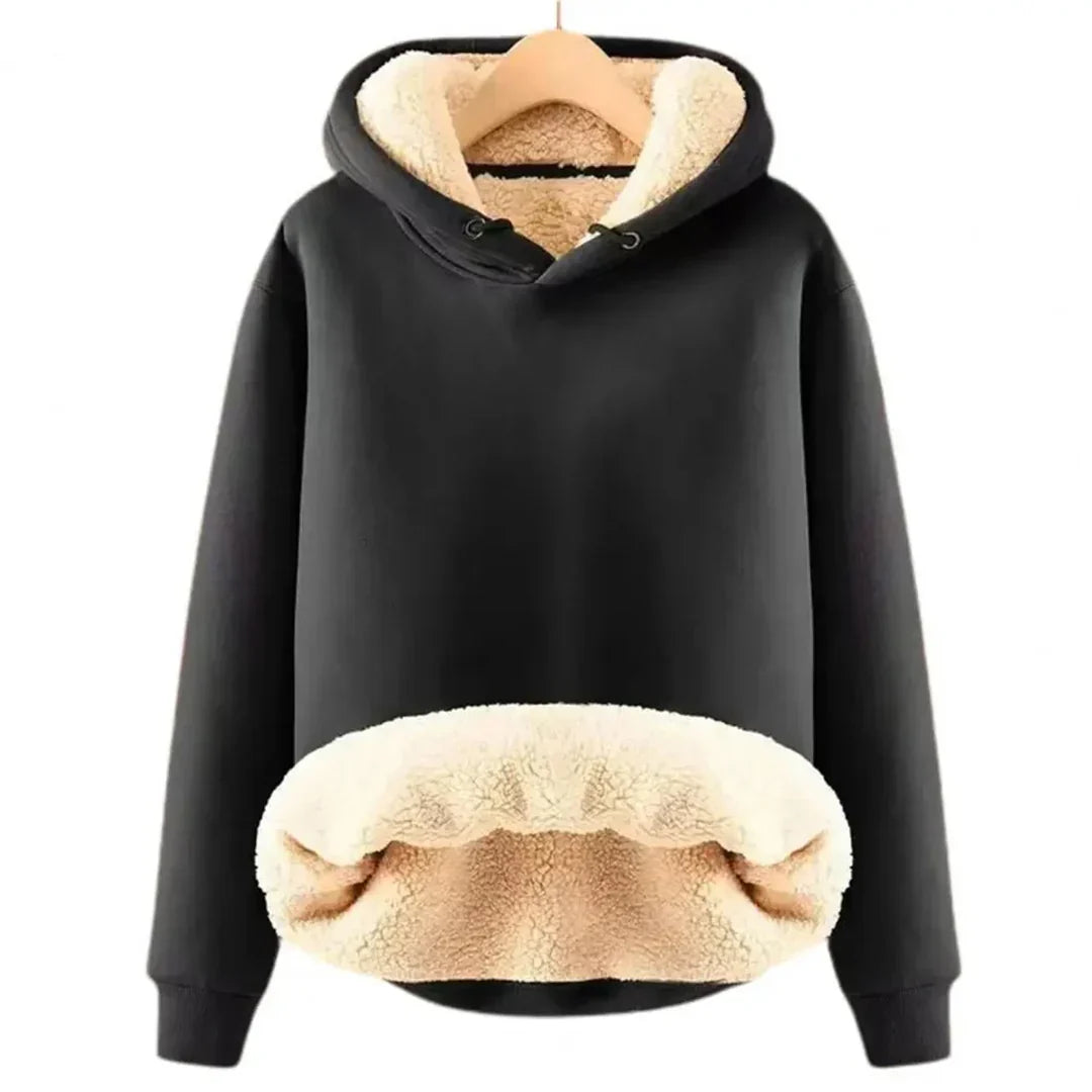 Dames Hoodie met Fleecevoering