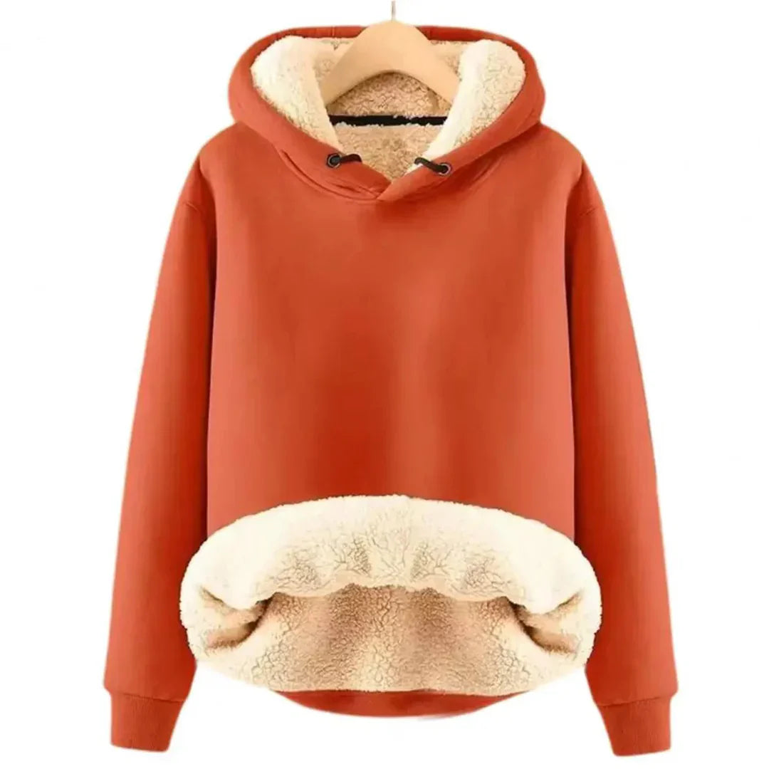Dames Hoodie met Fleecevoering