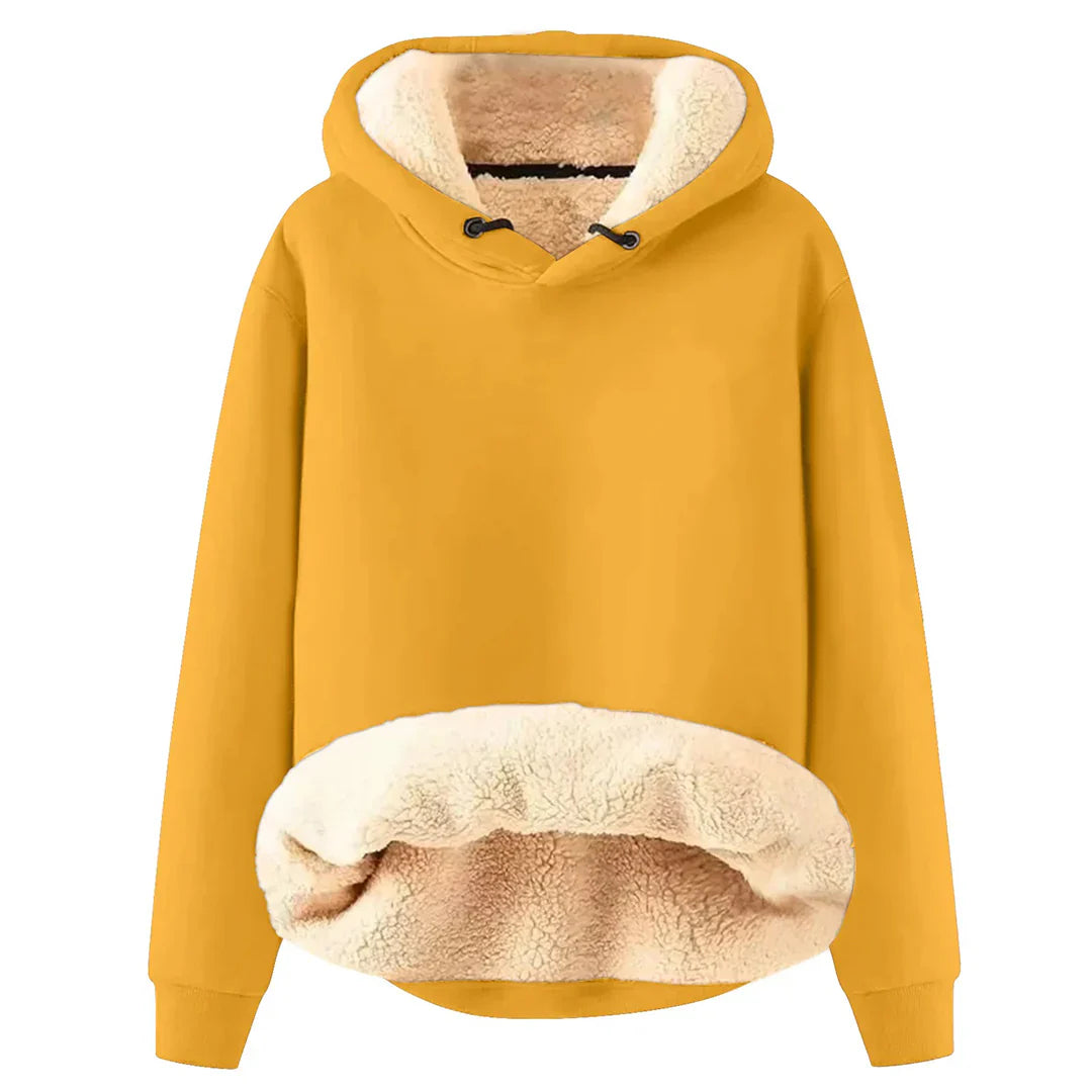 Dames Hoodie met Fleecevoering