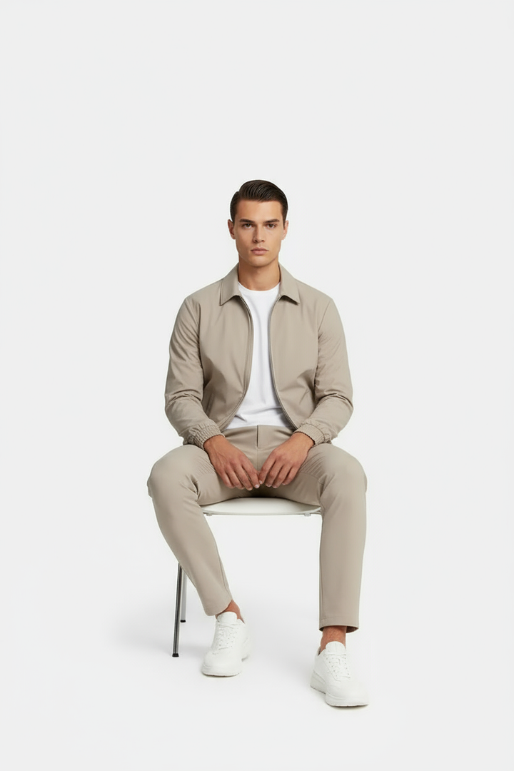 Light Beige Tech Suit