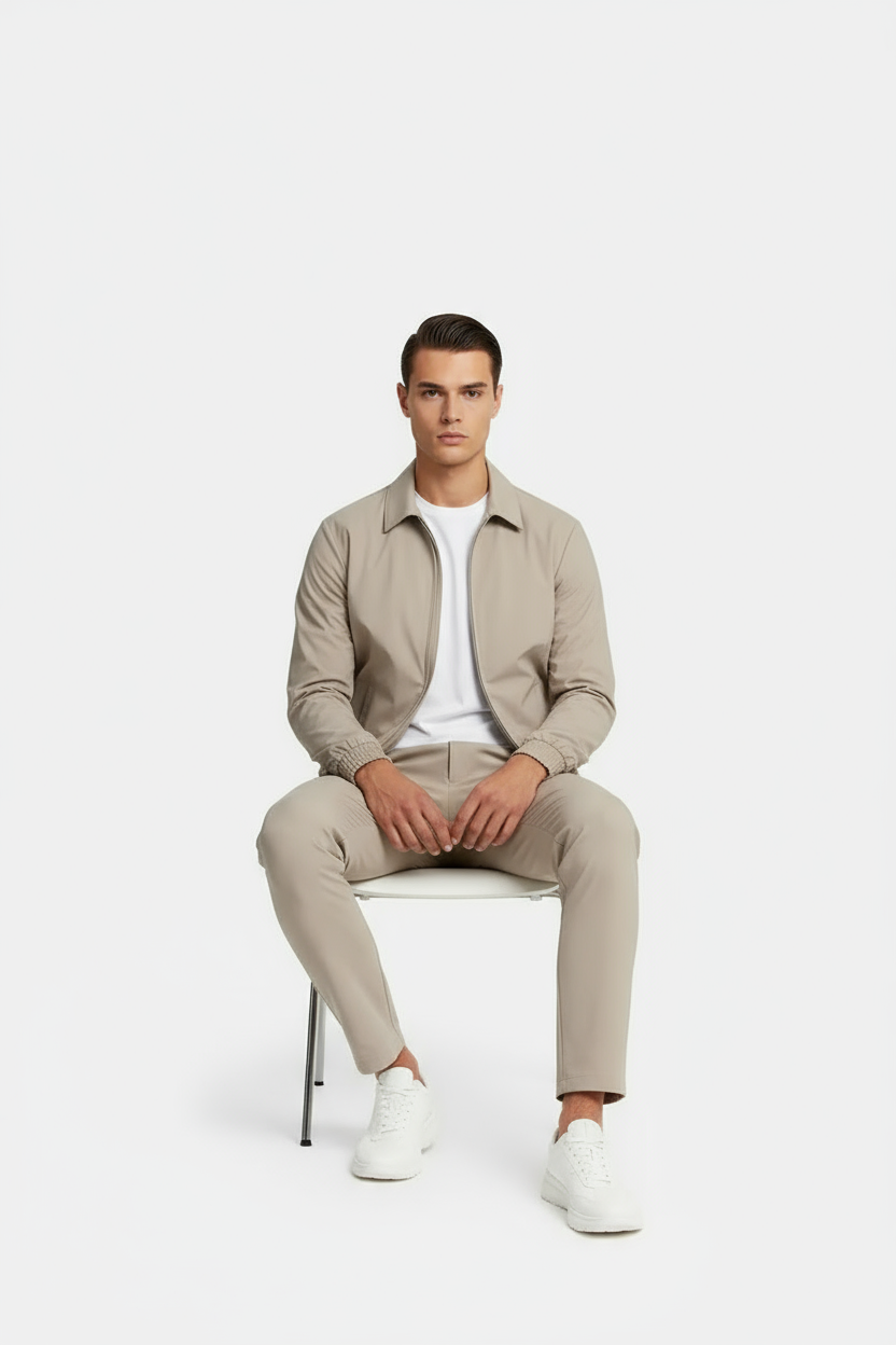 Light Beige Tech Pants