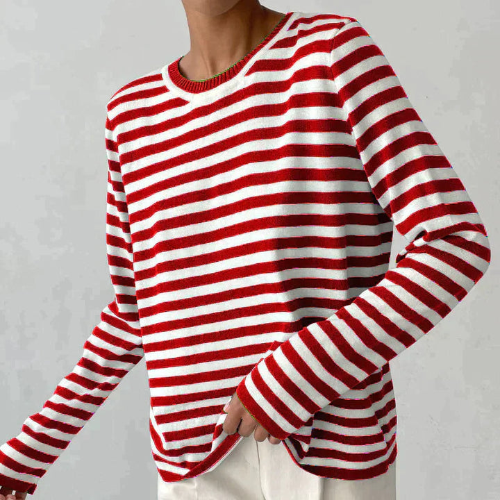 Elin – Gestreepte Sweatshirt Dames