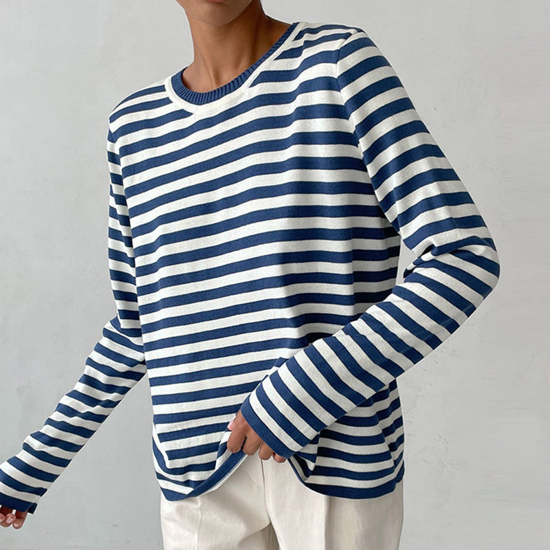 Elin – Gestreepte Sweatshirt Dames
