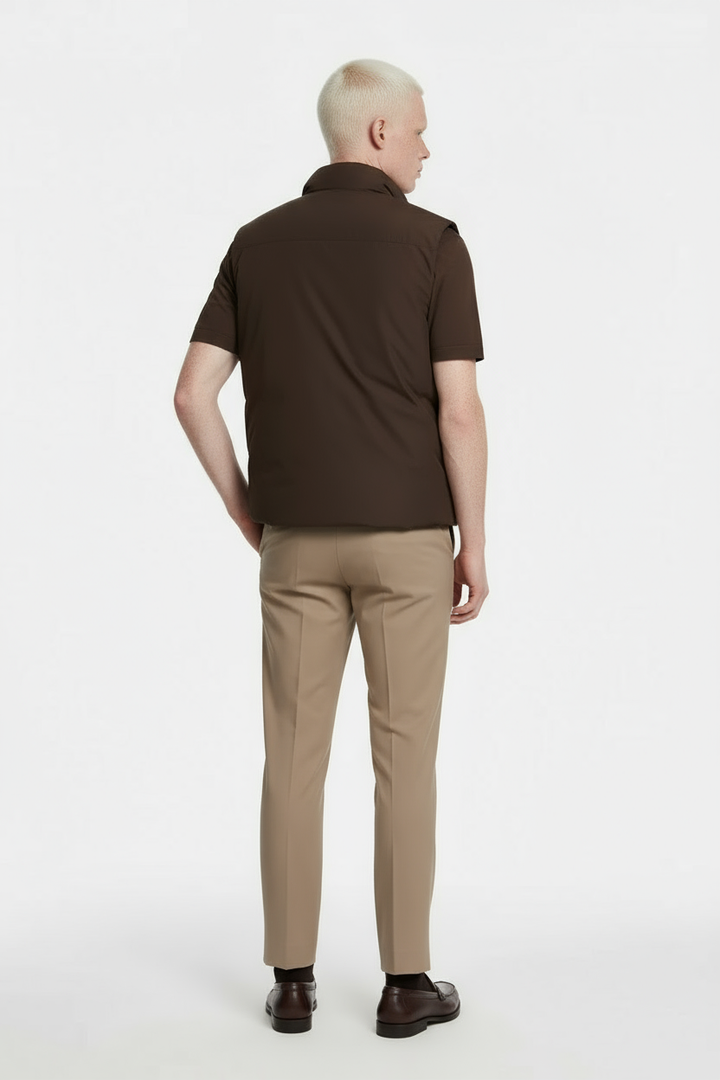 Luxe Bruine Bodywarmer