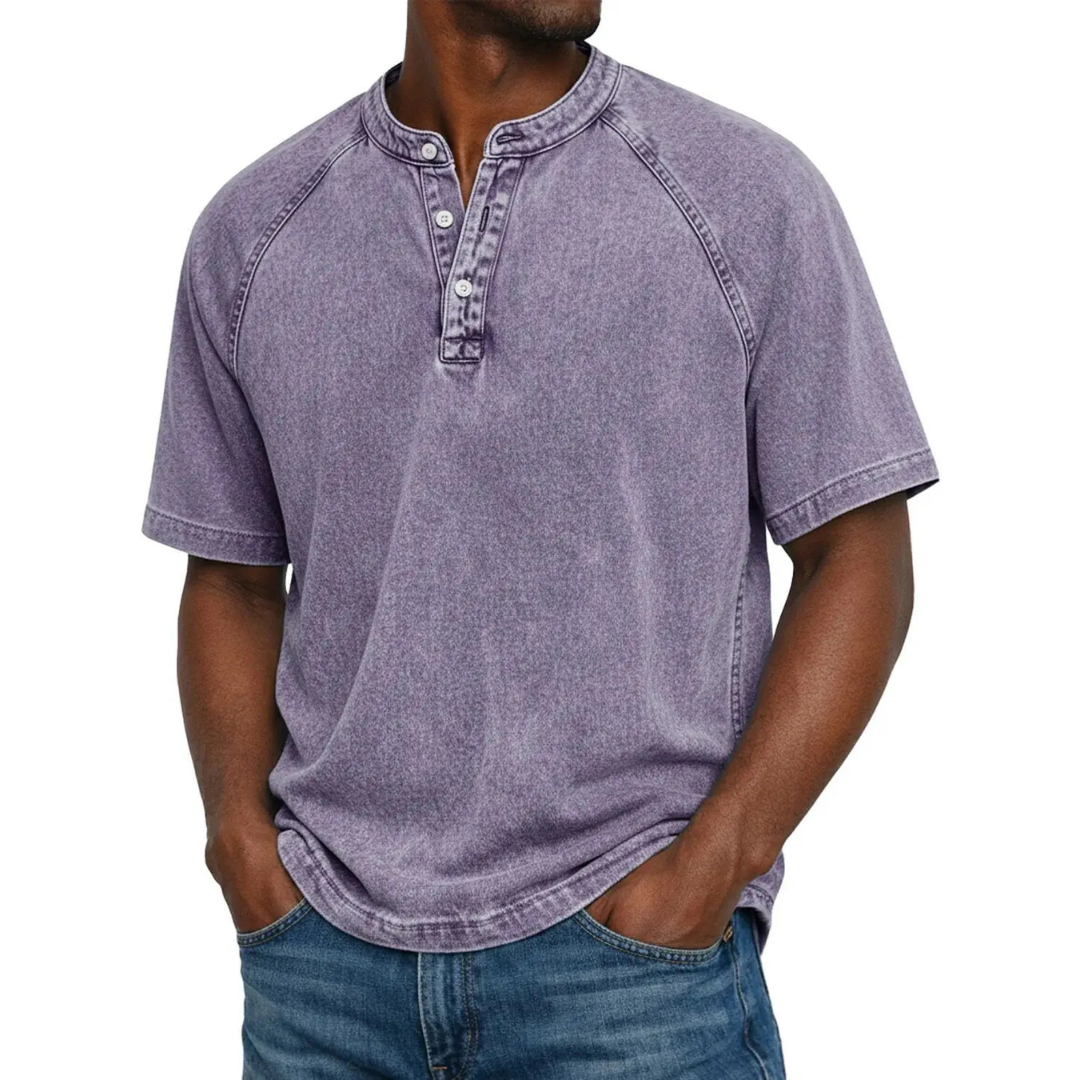 Stijn - Vintage Mannen Shirt