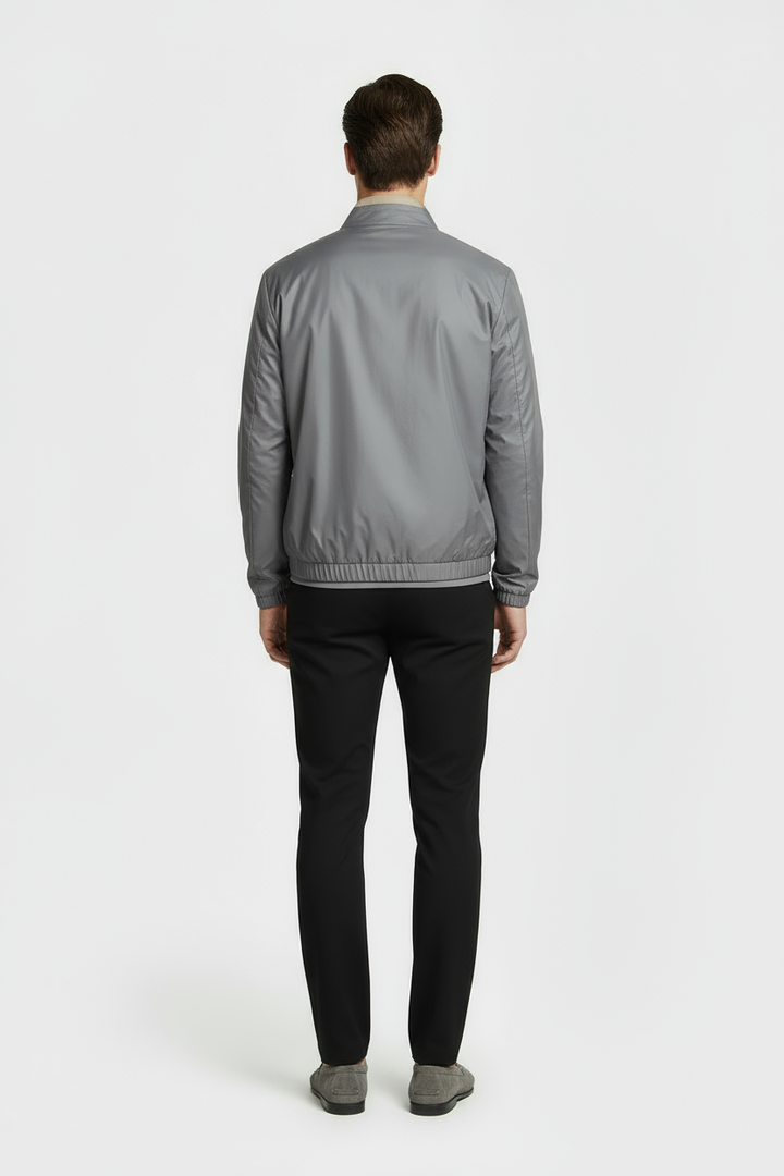 Reversible Jacket Steel Grey & Sand