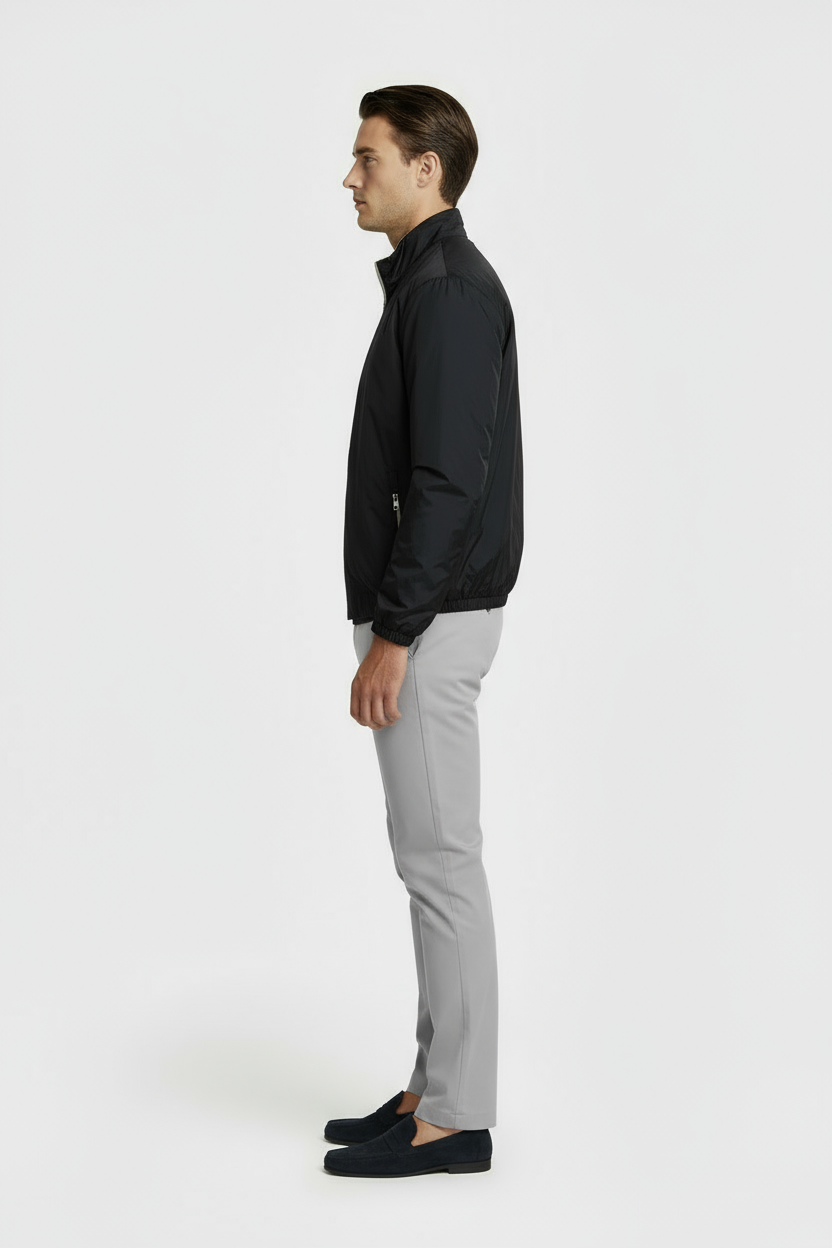 Reversible Jacket Black & Sand