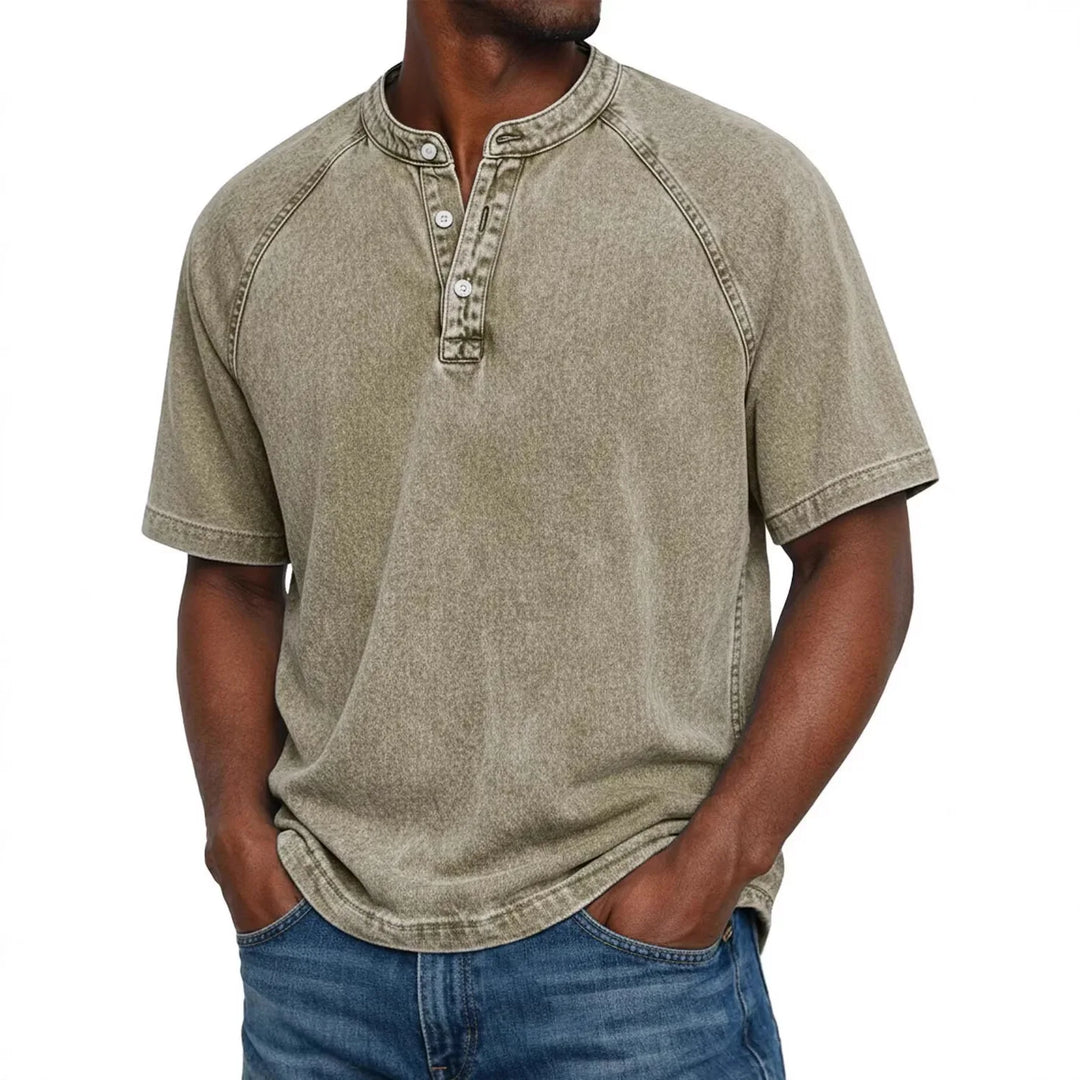 Stijn - Vintage Mannen Shirt