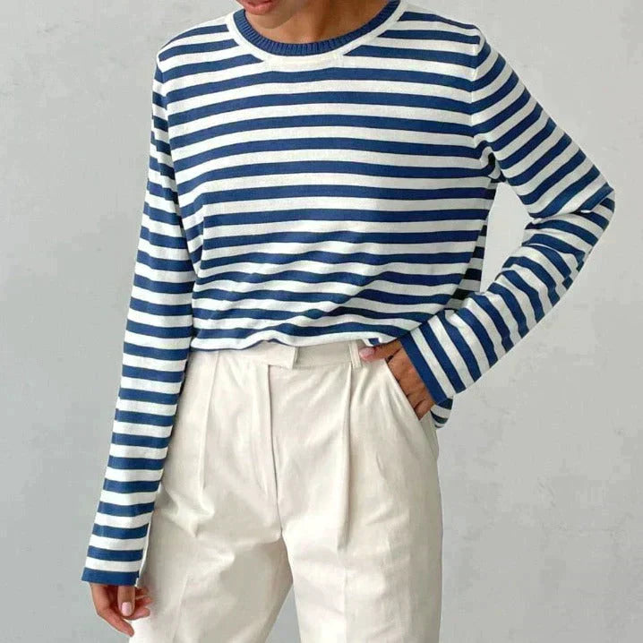 Elin – Gestreepte Sweatshirt Dames