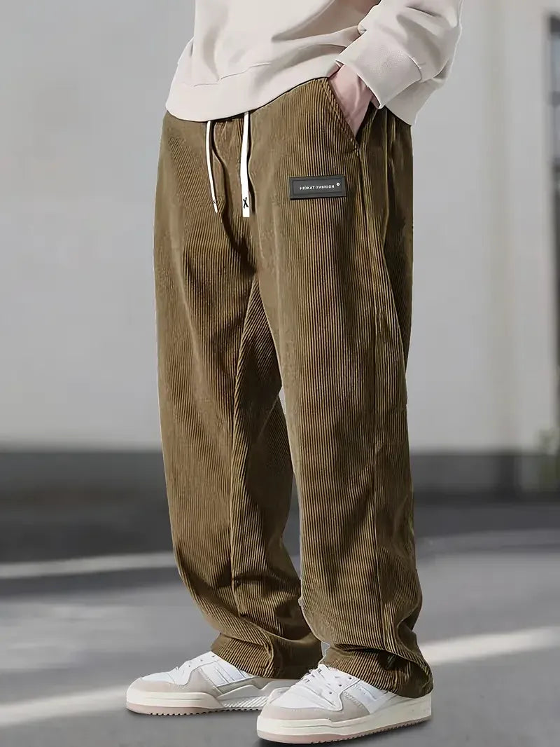 Ruben | Relaxte Corduroy Broek