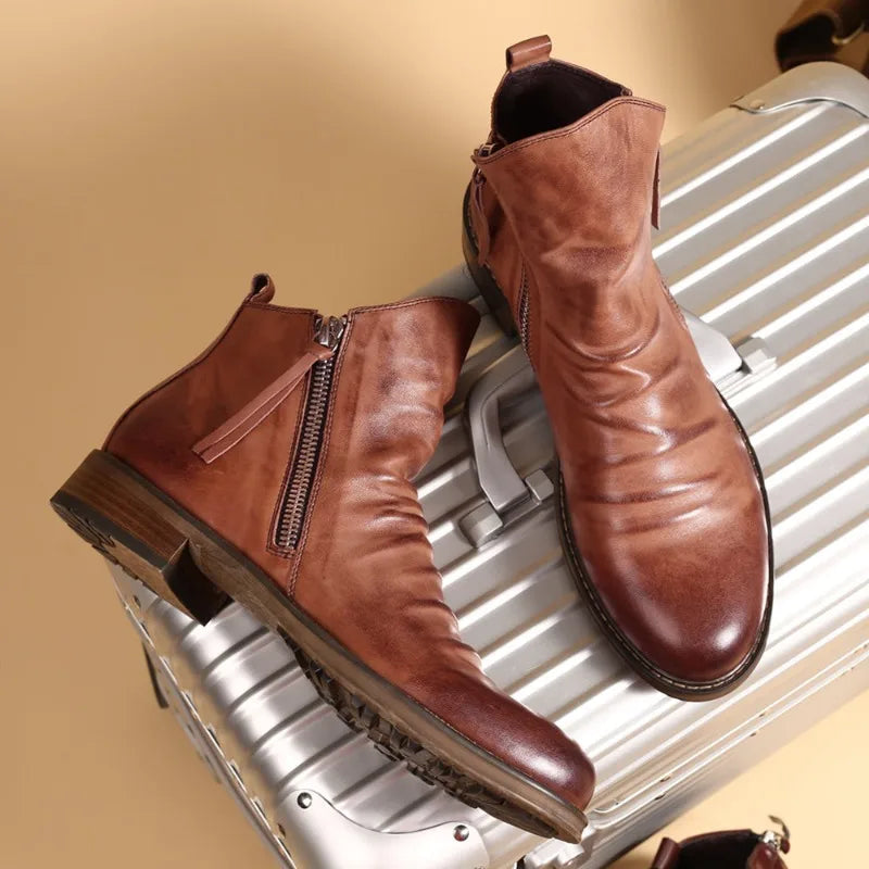 Adam | Stoere Lederen Boot