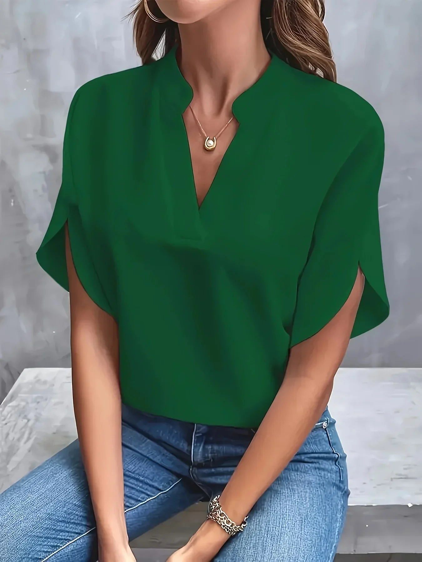 Thalia™ | Verfijnde Blouse met Tailored Design