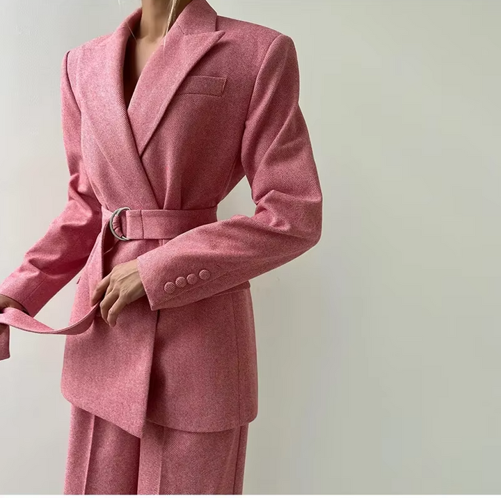 Elegante 3-Delige Dames Suitset met Blazer