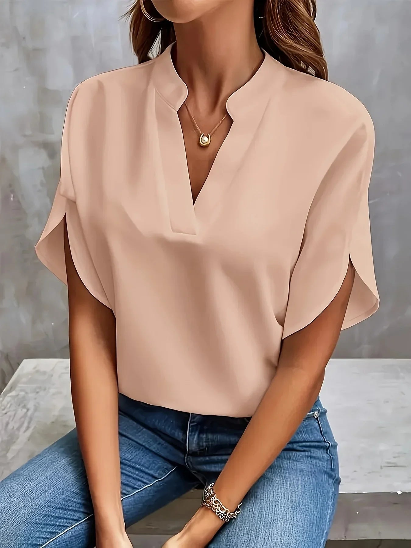 Thalia™ | Verfijnde Blouse met Tailored Design