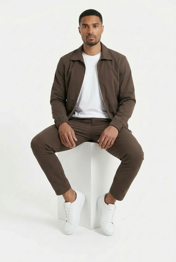 Mocha Brown Tech Suit